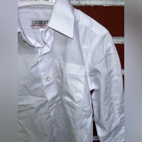 Gioberti | white long sleeve button down shirt | size 2T - Picture 4 of 7
